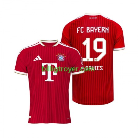 Billige Fotballdrakter Bayern München Alphonso Davies 19 Hjemmedraktsett 2026/27 Kortermet